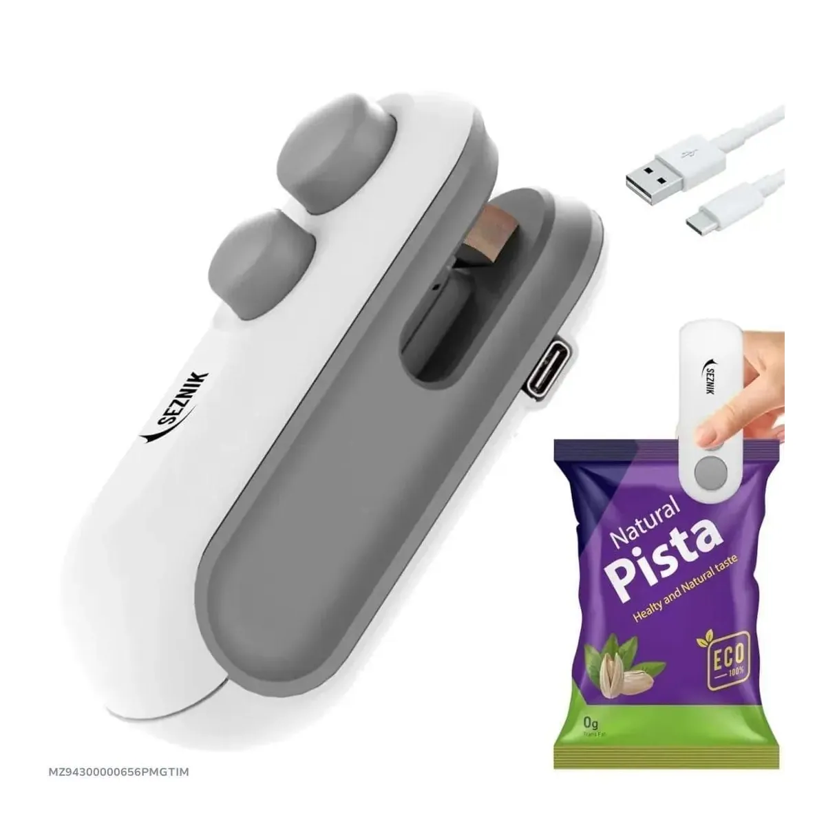 Portable Bag Sealing Machine (USB-C Rechargeable) in use